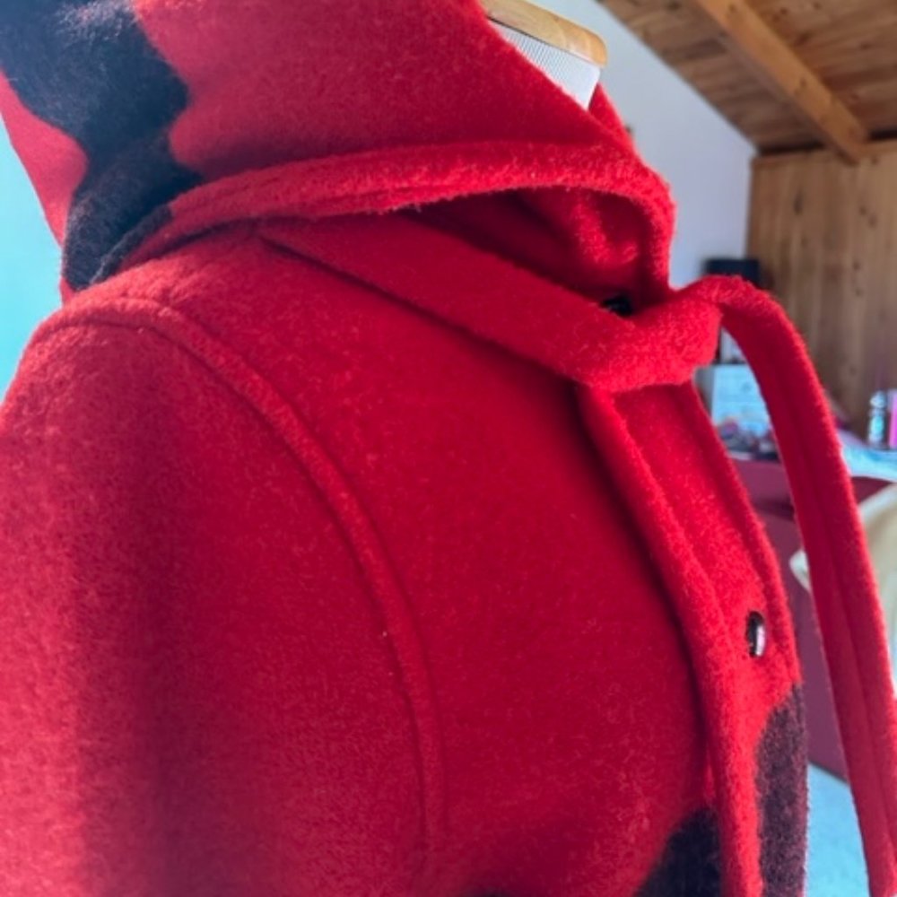 Woolrich Red and Black Women's Coat - Picture 6 of 13